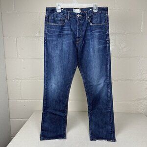 Lucky Brand White Oak Denim 121 Heritage Slim Jeans Mens SIze 36 x 32 USA